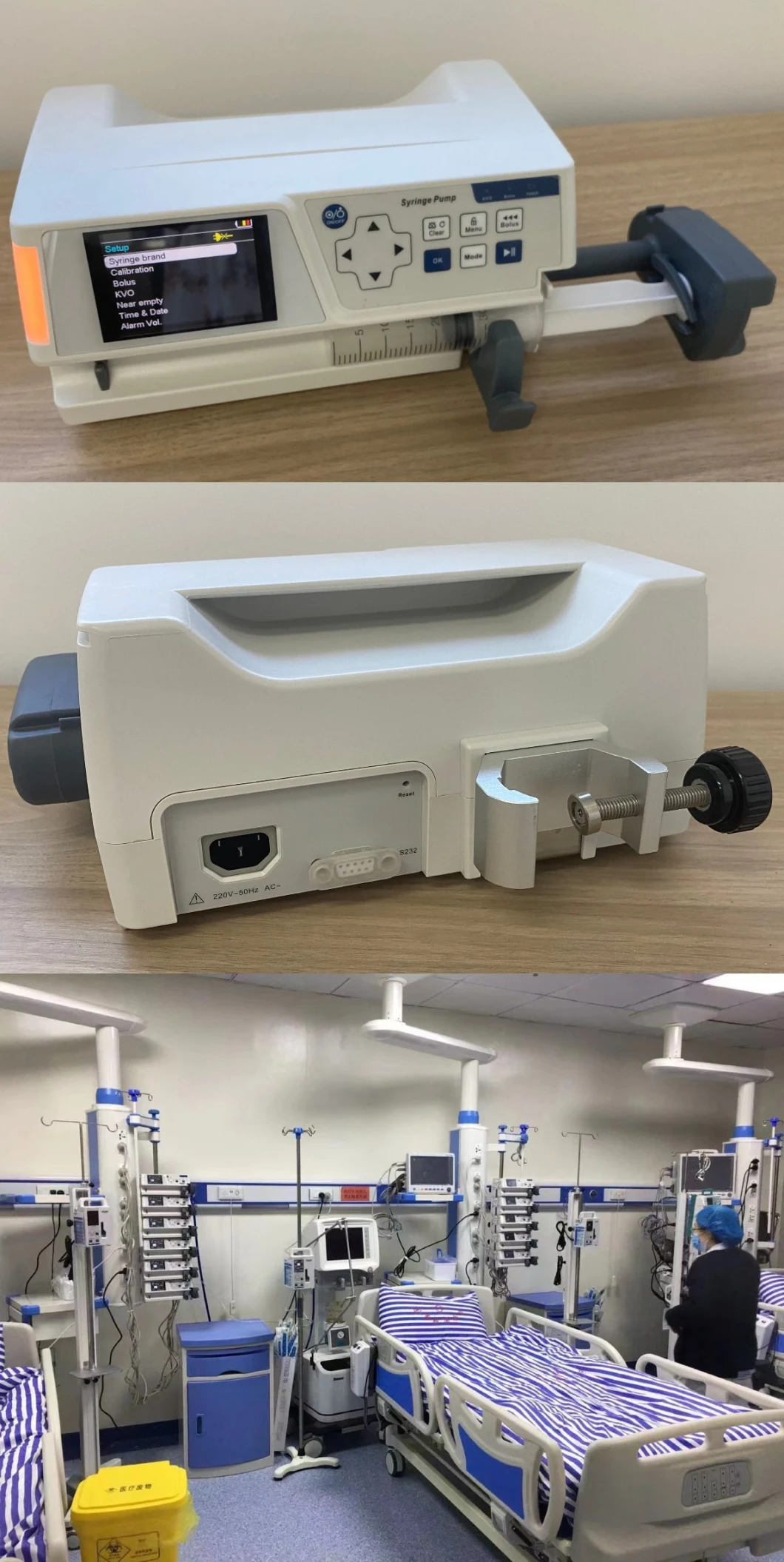 High Quality Battery Operated Syringe Pump Electric Infusion Vacuum Pump