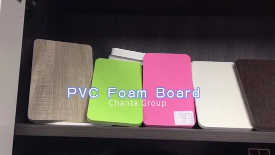 Espuma de tablero de PVC ignífugo de alta calidad para decoración de interiores