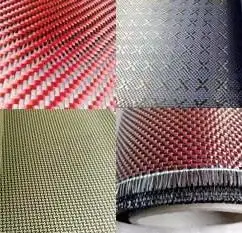 Tela de fibra de carbono picada y tela tejida