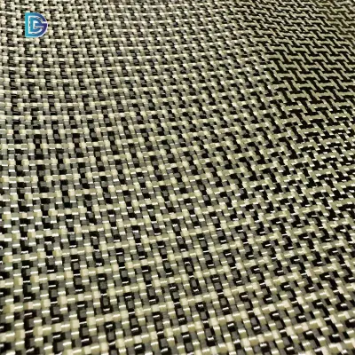 Tela híbrida de fibra de hueso de perro en forma de H en forma de I de aramida de carbono 3K de fábrica de China