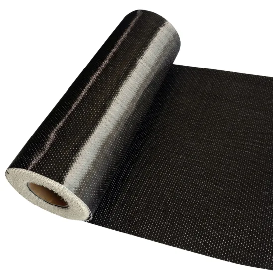 Telas de fibra de carbono de refuerzo Ud de gran venta, tela de fibra de carbono unidireccional, tela de fibra de carbono 12K T700